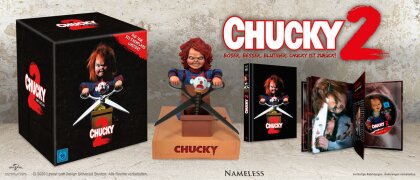 Chucky 2 (1990) (mit Büste, Limited Edition, Mediabook, Neuauflage, Blu-ray + DVD)