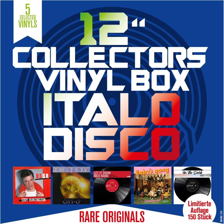 12" Collector s Vinyl Box: Italo Disco 5 LPs