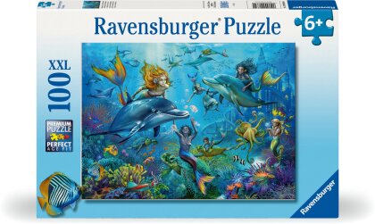 Ravensburger Kinderpuzzle - 12000864 Abenteuer unter Wasser - 100 Teile XXL Puzzle für Kinder ab 6 Jahren