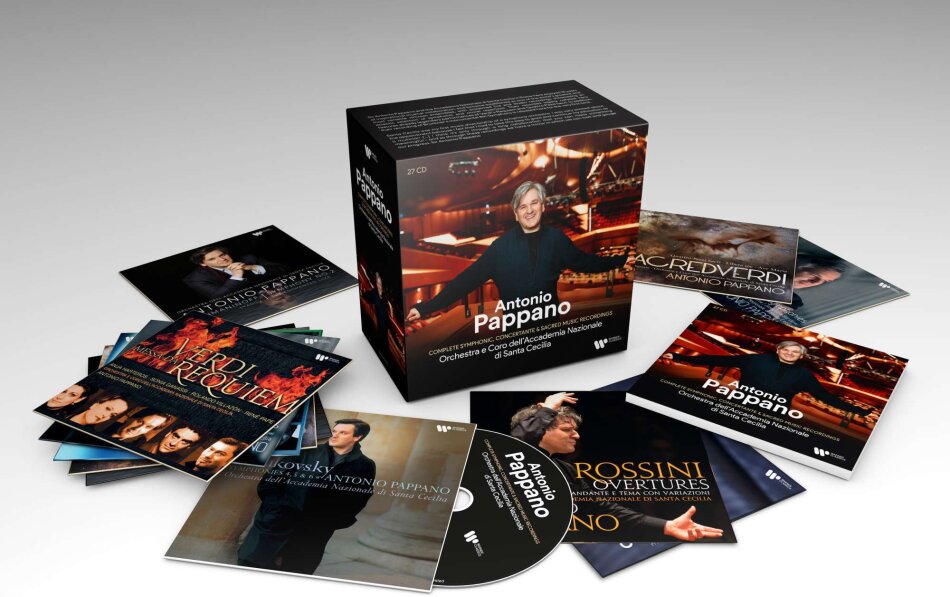 Sir Antonio Pappano & Orchestra dell'Accademia Nazionale di Santa Cecilia - The Complete Symphonic, Concertante & Sacred - Music Recordings 27 CDs