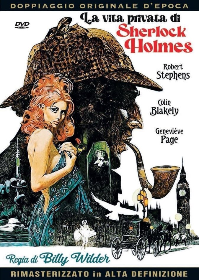 La vita privata di Sherlock Holmes (1970) Doppiaggio Originale d'Epoca, Riedizione, Versione Rimasterizzata