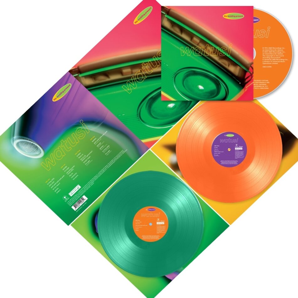 The Wedding Present - Watusi 2024 Reissue, Proper Records, Green Vinyl, 3 LPs