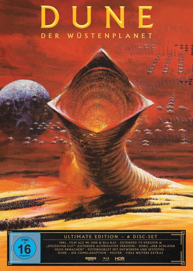 Dune - Der Wüstenplanet (1984) Limited Ultimate Edition, Restaurierte Fassung, 4K Ultra HD + 5 Blu-rays