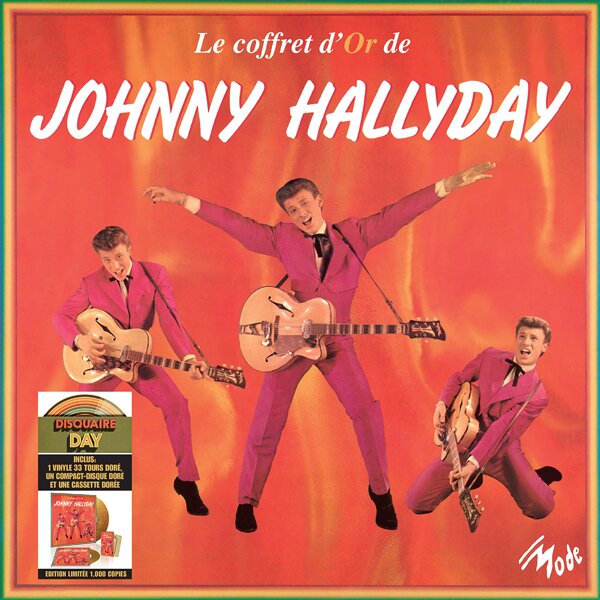 Johnny Hallyday - La Coffret D'or LP + CD + Audio cassette