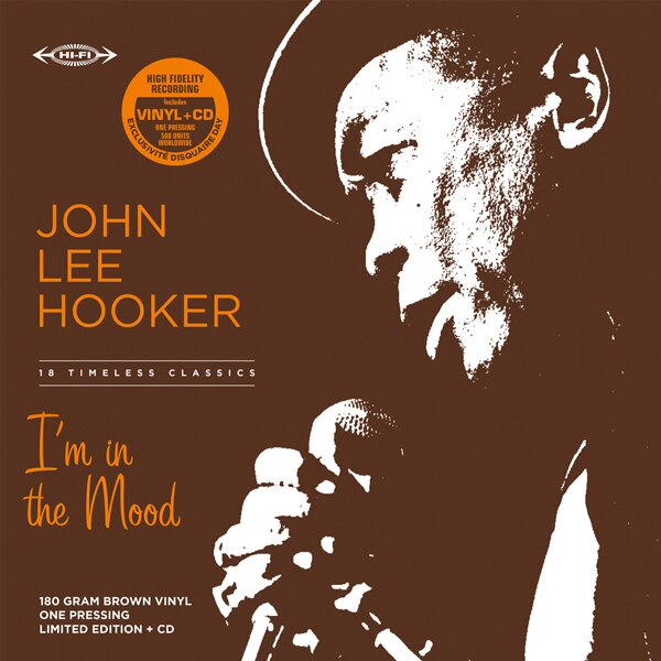 John Lee Hooker - I'm In The Mood Brown Vinyl, LP + CD