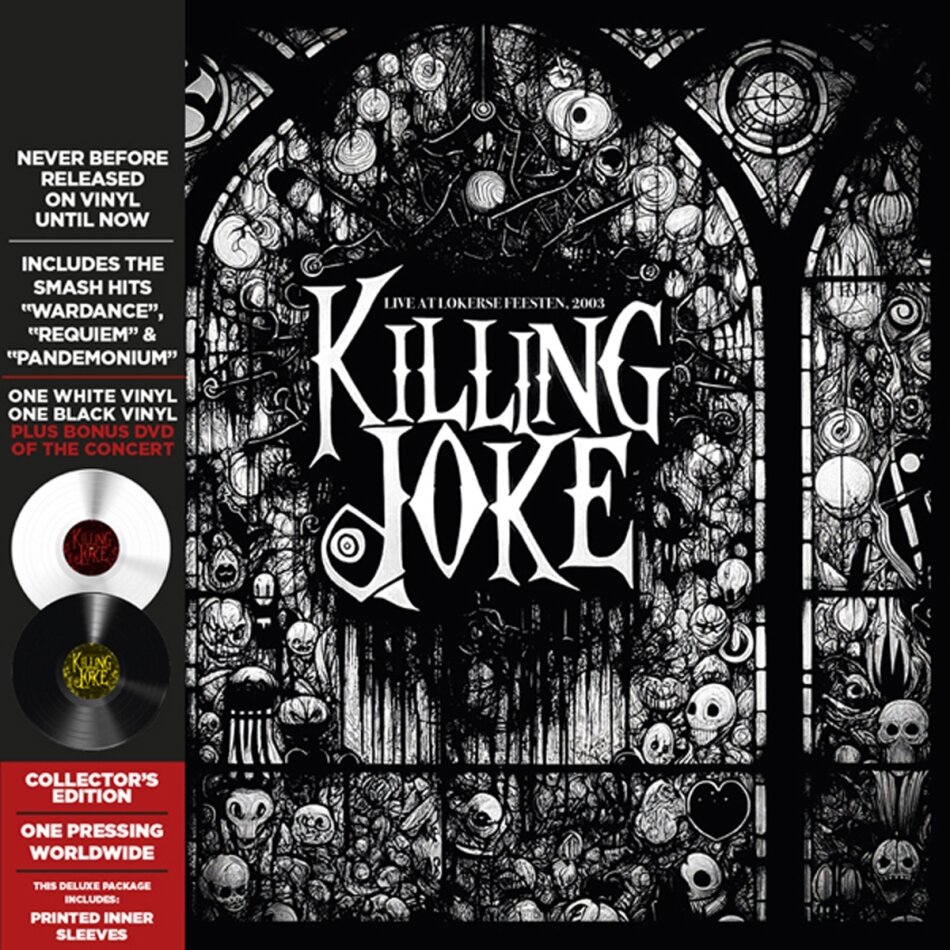 Killing Joke - Live At Lokerse Feesten, 2003 Black/White, 2 LPs + DVD