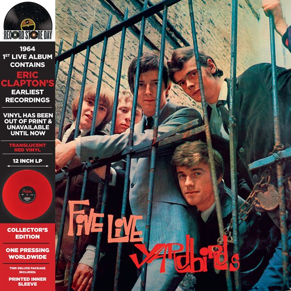 The Yardbirds - Five Live Yardbirds RSD 2024, Red Vinyl, LP