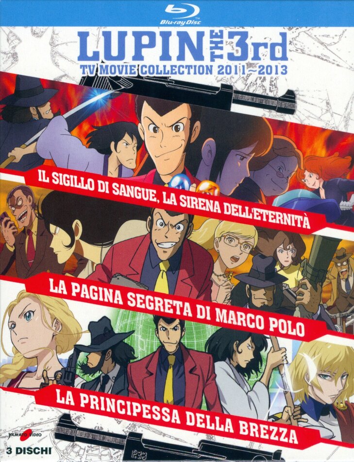 Lupin the 3rd - TV Movie Collection 2011-2013 First Press Limited Edition, Edizione Integrale, 3 Blu-ray