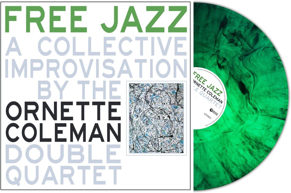 Ornette Coleman - Free Jazz 2024 Reissue, Second Records, Green Black Marbled Vinyl, LP