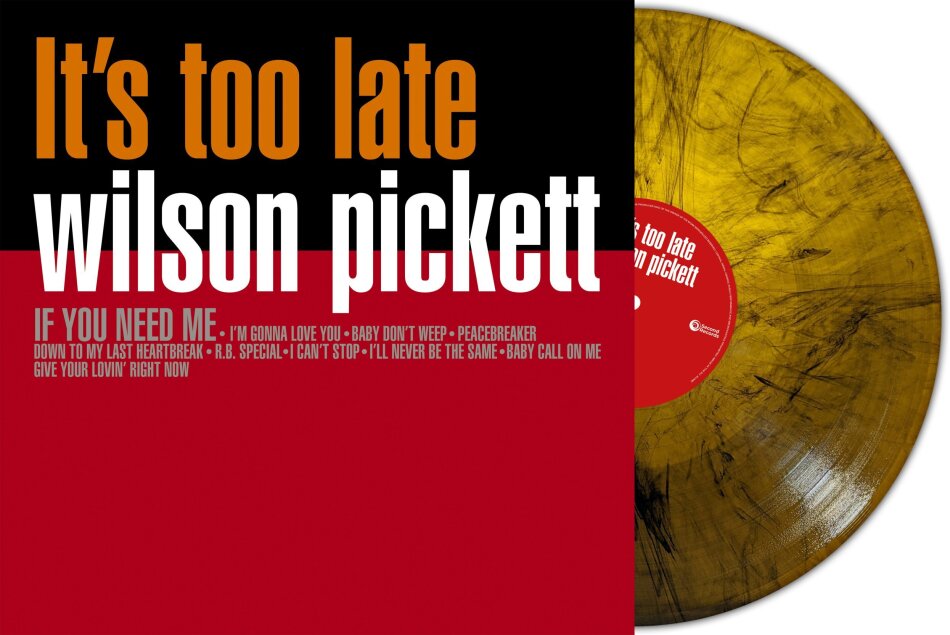 Wilson Pickett - It's Too Late 2024 Reissue, Second Records, Colored, LP