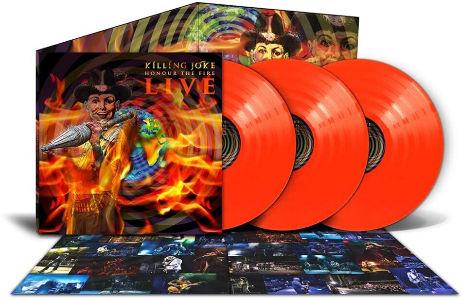 Killing Joke - Honour The Fire Colored, 3 LPs