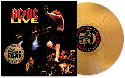 AC/DC - Live (2024 Reissue, 50 Years Of Rock And Roll, Sony, Gold Nugget Vinyl, 2 LPs)
