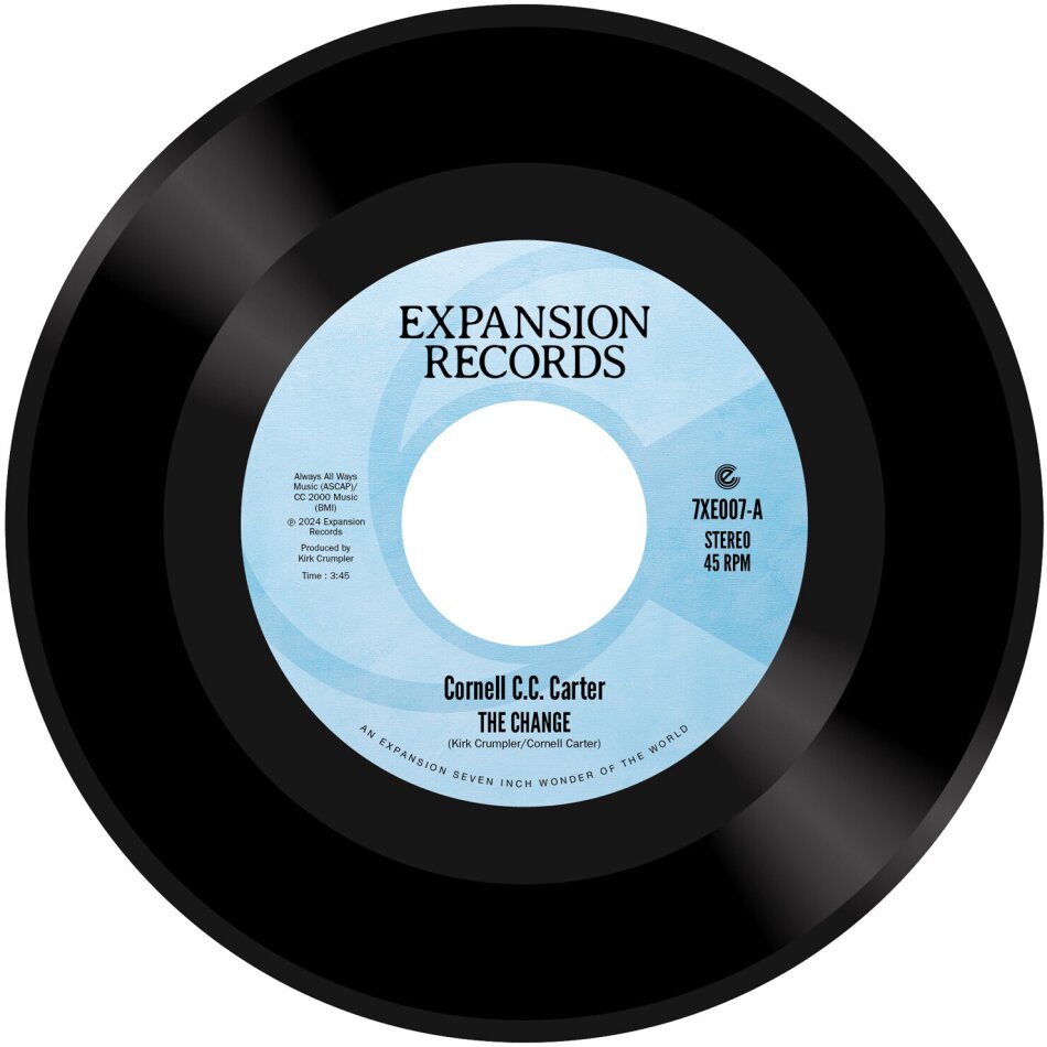 Cornell CC Carter - The Change/Sometimes 7" Single