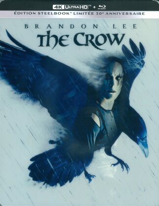 The Crow (1994) (&Eacute;dition Limit&eacute;e 30&egrave;me Anniversaire, Steelbook, 4K Ultra HD + Blu-ray)