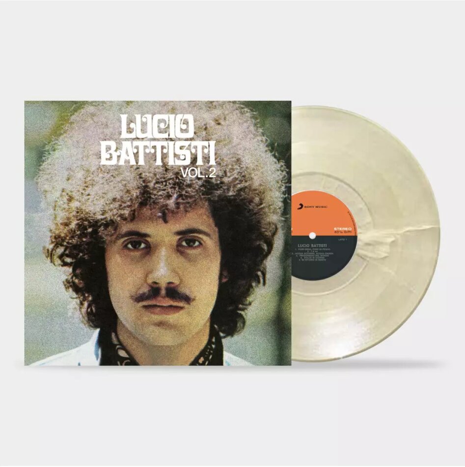 Lucio Battisti - Vol. 2 2024 Reissue, RSD 2024, Limited Edition, Transparent With White Streaks, LP
