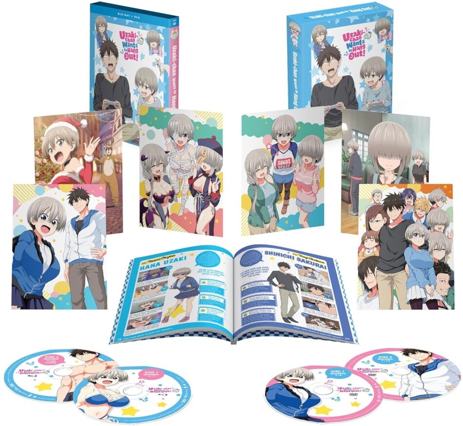Uzaki-chan Wants to Hang Out! - Season 2 Limited Edition, 2 Blu-rays + 2 DVDs