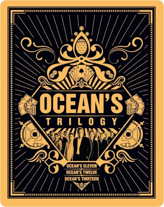 Ocean's Trilogy (Edizione Limitata, Steelbook, 3 4K Ultra HDs + 3 Blu-ray)