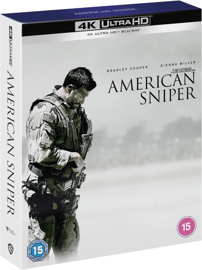 American Sniper (2014) Ultimate Collector's Edition, 10th Anniversary Limited Edition, Steelbook, 4K Ultra HD + Blu-ray