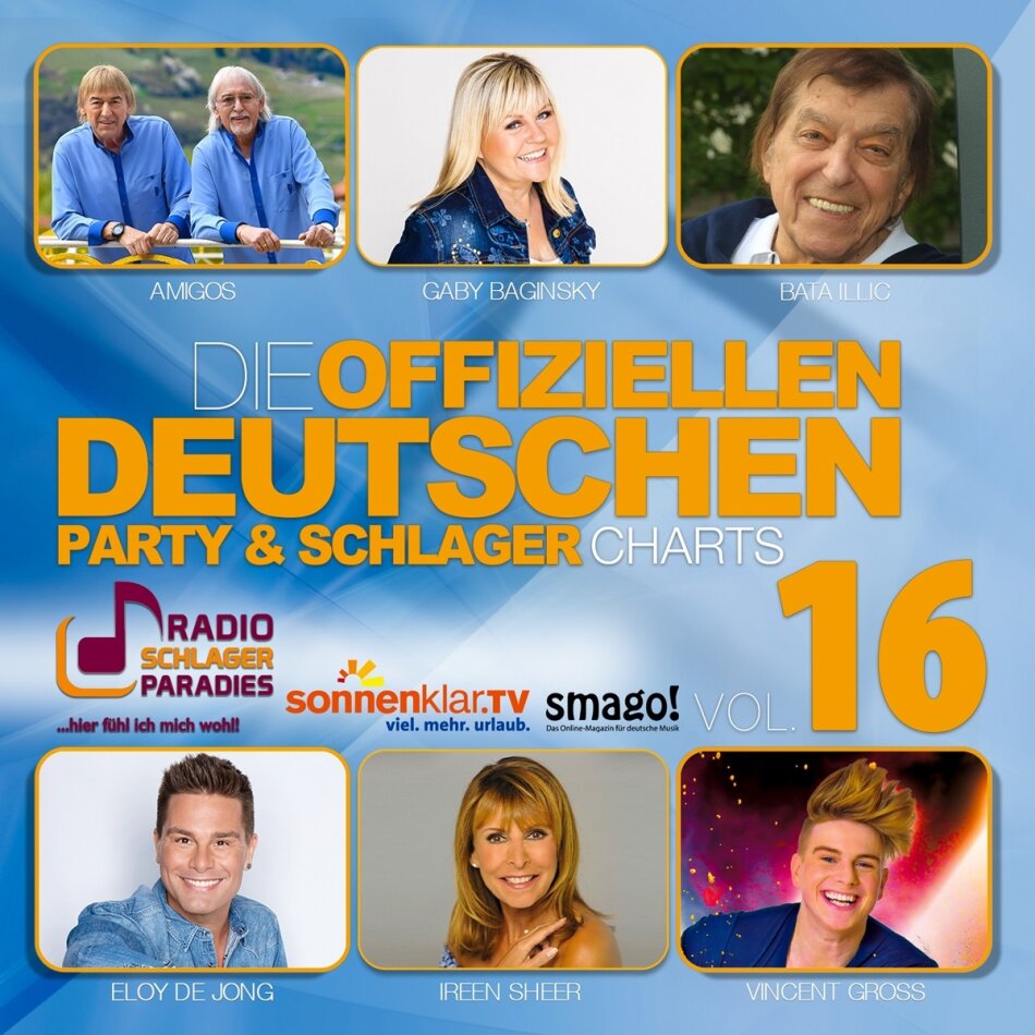 Die offiziellen dt. Party & Schlager Charts Vol.16 2 CDs