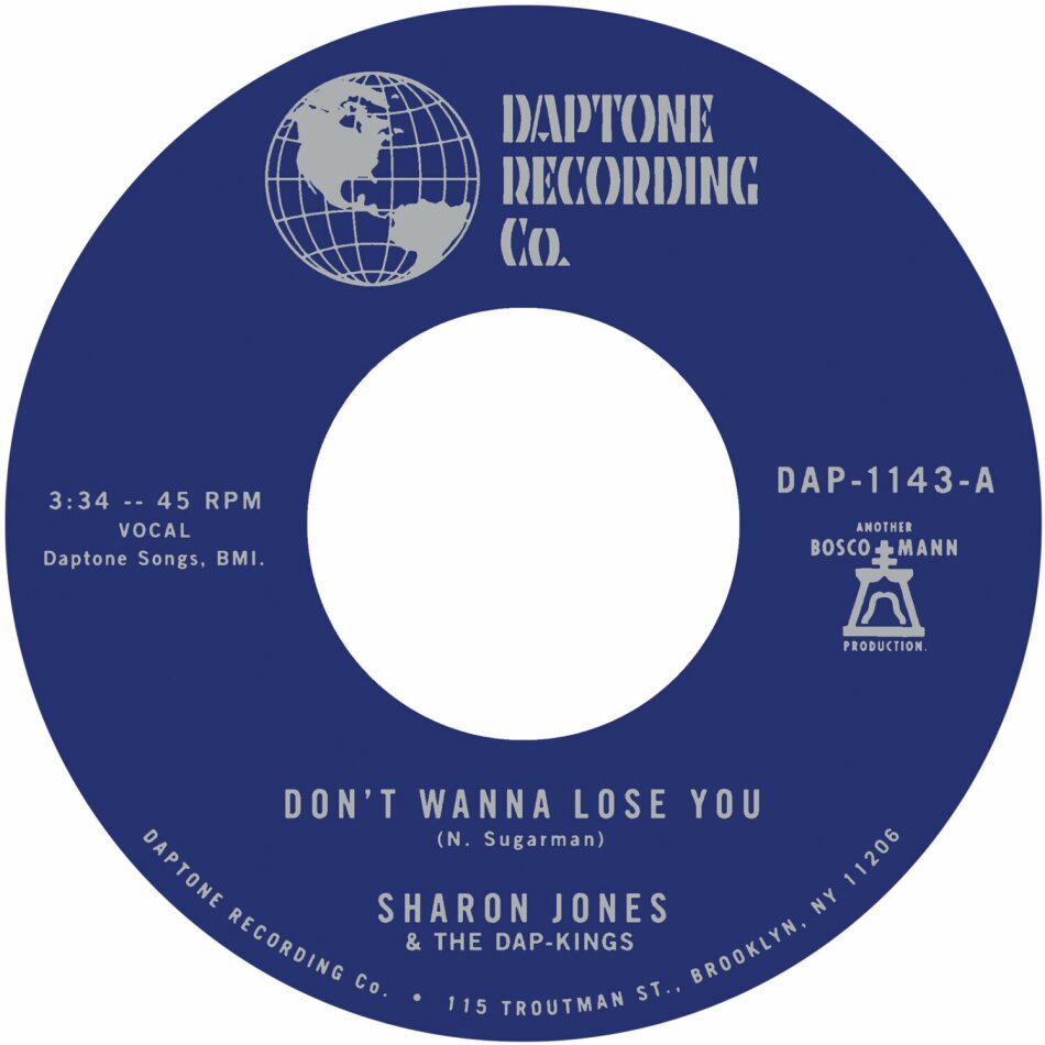 Sharon Jones & The Dap Kings - Don't Want To Lose You / Don't Give A Friend A 7" Single