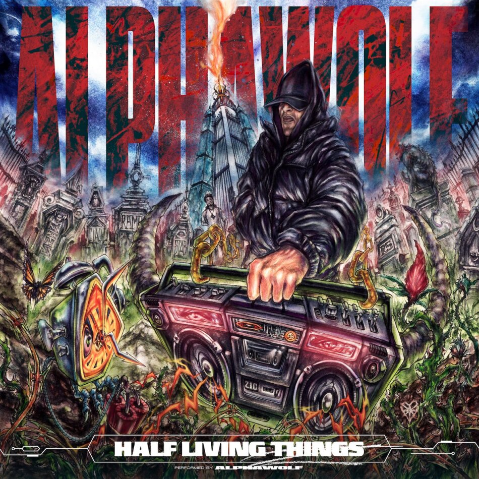 Alpha Wolf - Half Living Things Red/Black/White Corona Vinyl, LP