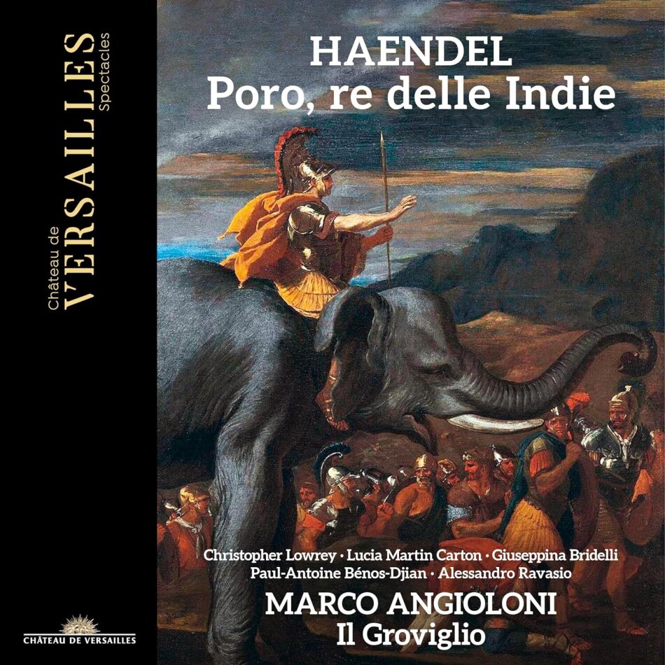Georg Friedrich Händel (1685-1759), Marco Angioloni, Christopher Lowrey, Lucía Martín-Cartón & Ensemble Il Groviglio - Poro, Re Delle Indie HWV 28 3 CD