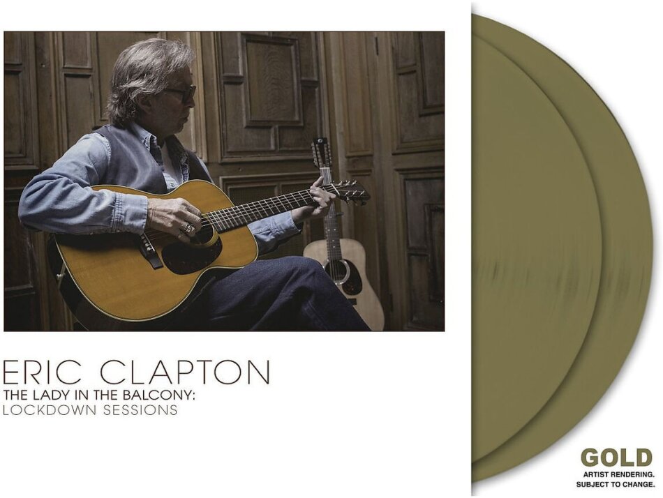 Eric Clapton - Lady In The Balcony: Lockdown Sessions 2024 Reissue, Limited Edition, Gold Vinyl, 2 LPs