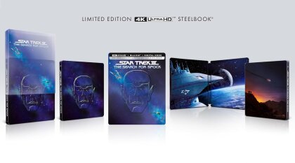 Star Trek 3 - The Search for Spock (1984) (Edizione 40° Anniversario, Edizione Limitata, Steelbook, 4K Ultra HD + Blu-ray)