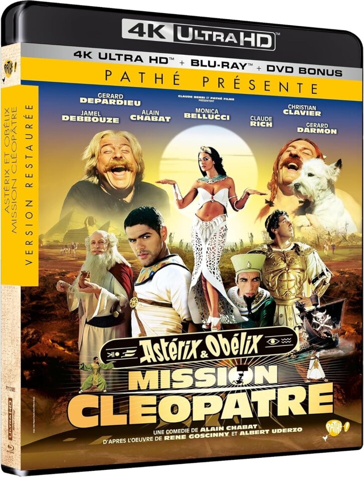 Astérix & Obélix - Mission Cléopâtre (2002) Version Restaurée, 4K Ultra HD + Blu-ray + DVD