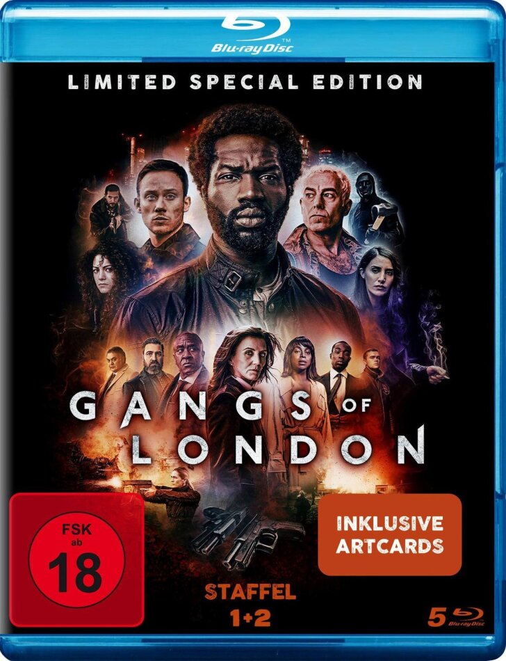 Gangs of London - Staffel 1+2 Limited Special Edition, 5 Blu-rays