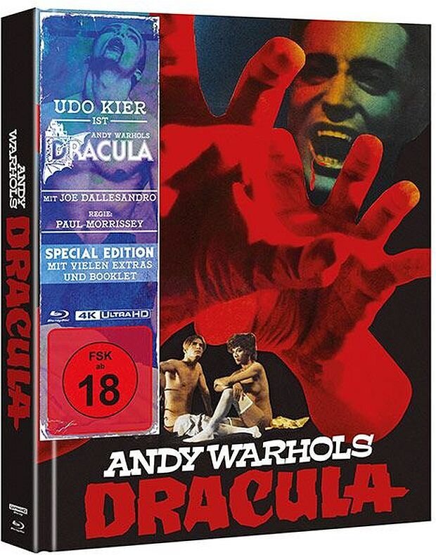 Andy Warhols Dracula (1974) Cover C, Limited Special Edition, Mediabook, 4K Ultra HD + 2 Blu-rays
