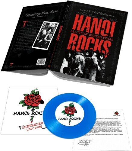 Hanoi Rocks - All Those Wasted Years Blue Vinyl, 7" Single + Book
