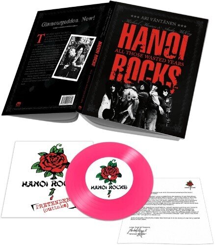 Hanoi Rocks - All Those Wasted Years Pink Vinyl, 7" Single + Book