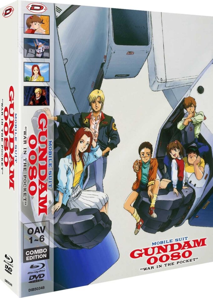 Mobile Suit Gundam 0080: "War in the Pocket" - OAV 1-6 Combo Edition, Édition Limitée, 2 Blu-ray + 2 DVD