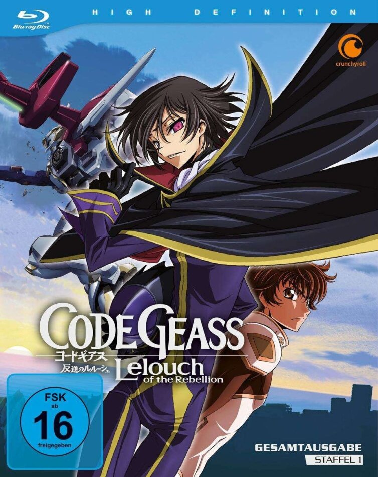 Code Geass: Lelouch of the Rebellion - Staffel 1 Complete edition, Slipcase, 2 Blu-rays