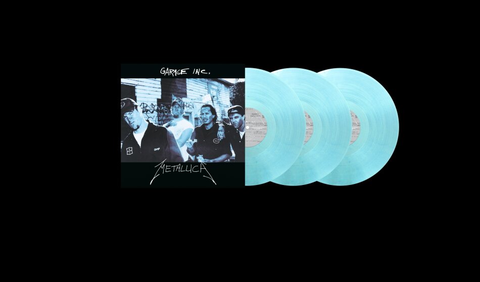 Metallica - Garage Inc. 2024 Reissue, Gatefold, Clear Blue Vinyl, 3 LPs