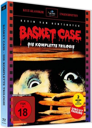 Basket Case - Die komplette Trilogie (Classico di culto, Full Sleeve Scanavo-Box, Uncut, 2 Blu-ray)