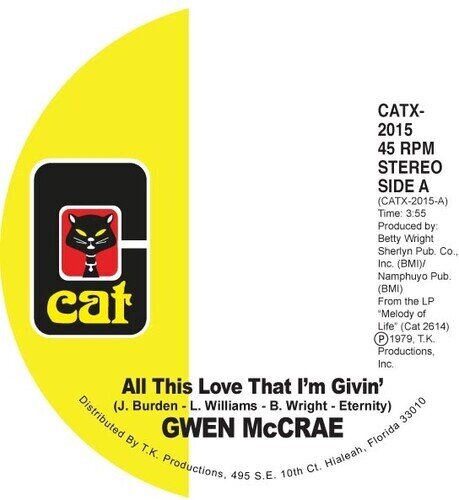 Gwen McCrae - All This Love That I'm Giving 7" Single