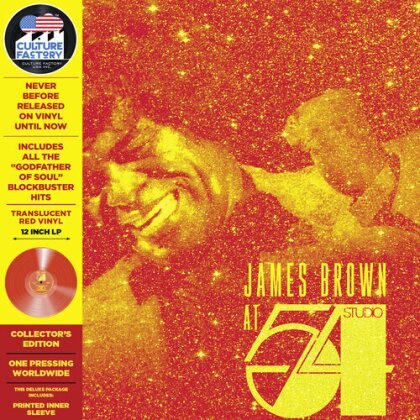 James Brown - At Studio 54 New York City (2024 Reissue, Deluxe Edition, Limited Edition, Remastered, Red Vinyl, LP)
