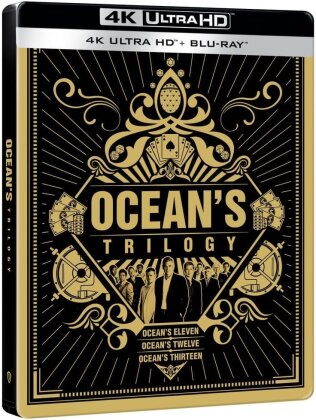 Ocean's Trilogy (Édition Limitée, Steelbook, 3 4K Ultra HDs + 3 Blu-ray)