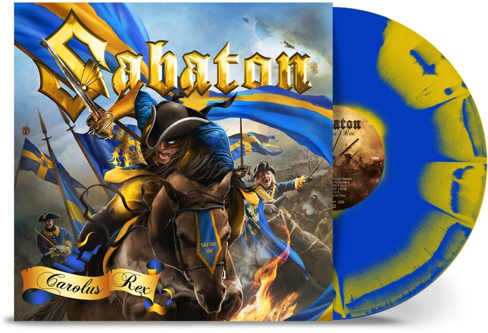 Sabaton - Carolus Rex - Swedish Version Blue/Yellow Sunburst Vinyl, LP