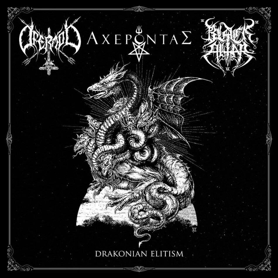 Black Altar, Ofermod & Acherontas - Drakonian Elitism Etched Vinyl, Gatefold, 2 LPs
