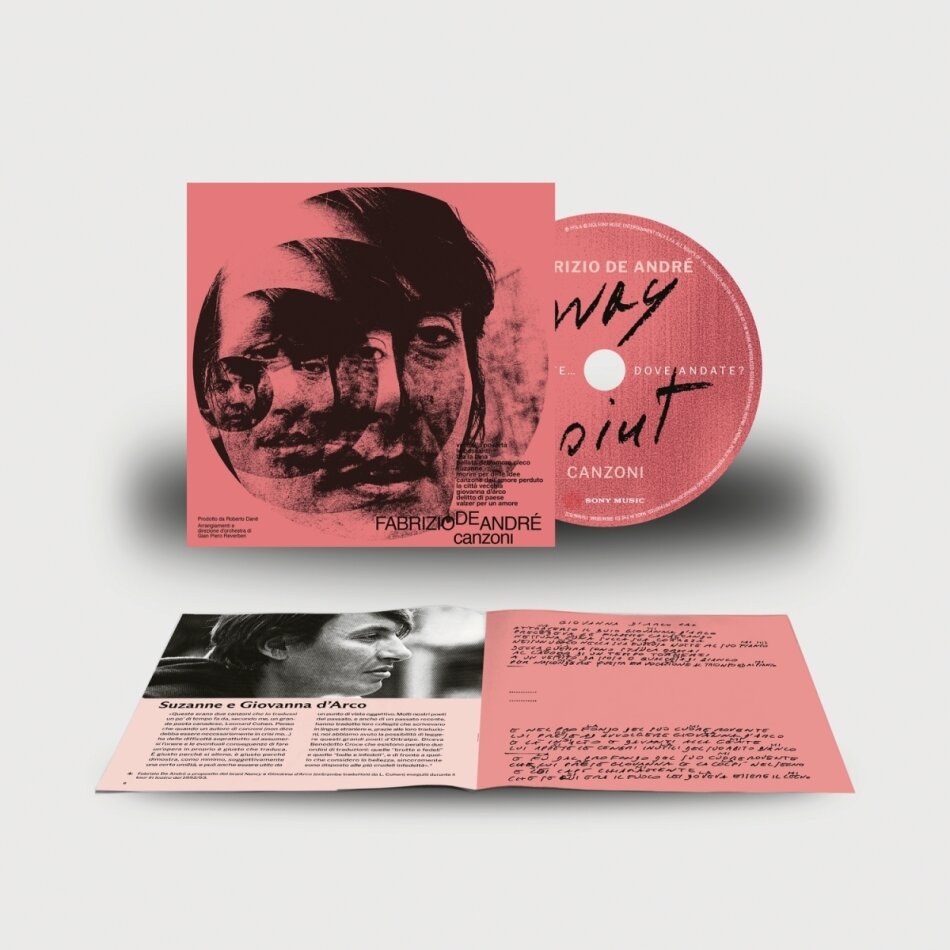 Fabrizio De André - Canzoni Nuovo Libretto Editoriale, Edizione Way Point, 2024 Reissue