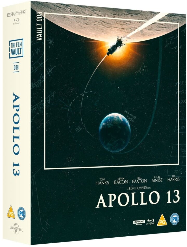 Apollo 13 (1995) The Film Vault, + Goodies, Limited Collector's Edition, 4K Ultra HD + Blu-ray