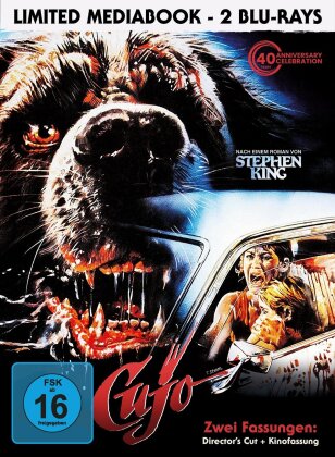 Cujo (1983) (Cover H, 40th Anniversary Edition, Director's Cut, Kinoversion, Limited Edition, Mediabook, 2 Blu-rays)