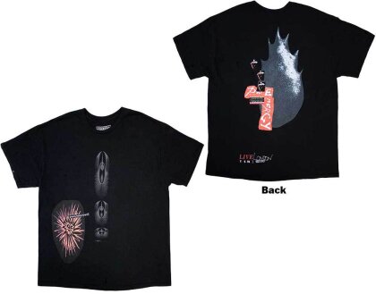 Travis Scott Unisex T-Shirt - Summer Run 2023 London (Back Print & Ex-Tour)