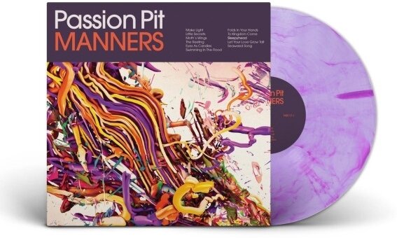 Passion Pit - Manners 2024 Reissue, Frenchkiss Records, 15th Anniversary Edition, Lavender Vinyl, LP