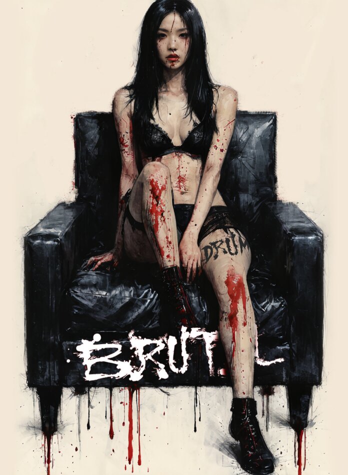 Brutal (2017) Cover D, Limited Edition, Mediabook, Uncut, Blu-ray + DVD
