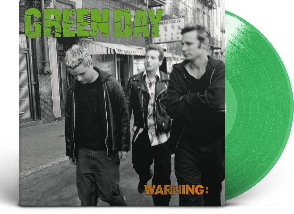 Green Day - Warning 2024 Reissue, Fluorescent Green Vinyl, LP