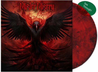 Mister Misery - --- (Transparent Red/Black Marbled Vinyl, LP)